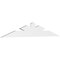 Ekena Millwork Saratoga Architectural Grade PVC Gable Bracket, 84"W x 14"H x 2"D x 6"F, 4/12 Pitch GBP084X14X0206SAR00 - alternate 1